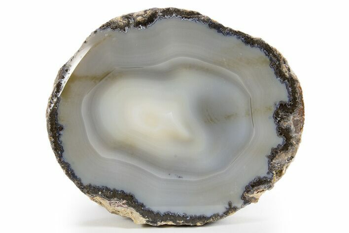 Las Choyas Geode With Banded Agate - Mexico #324141